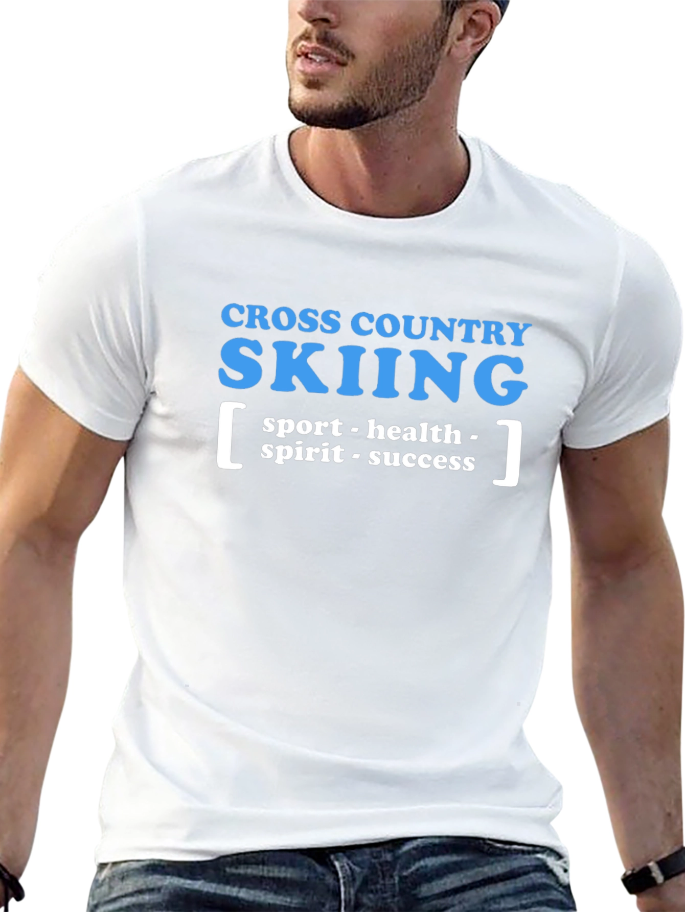 Cross Country Skiing Graphic Tee