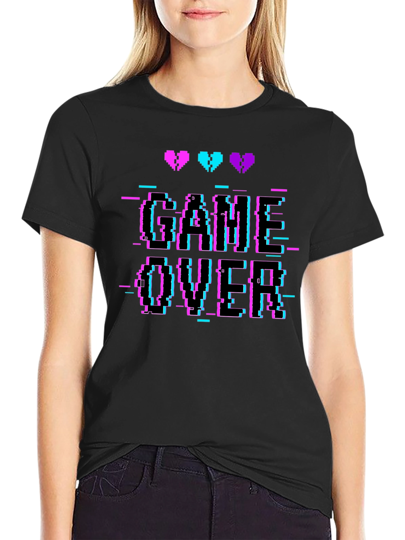 Game Over Pixel Art T-Shirt