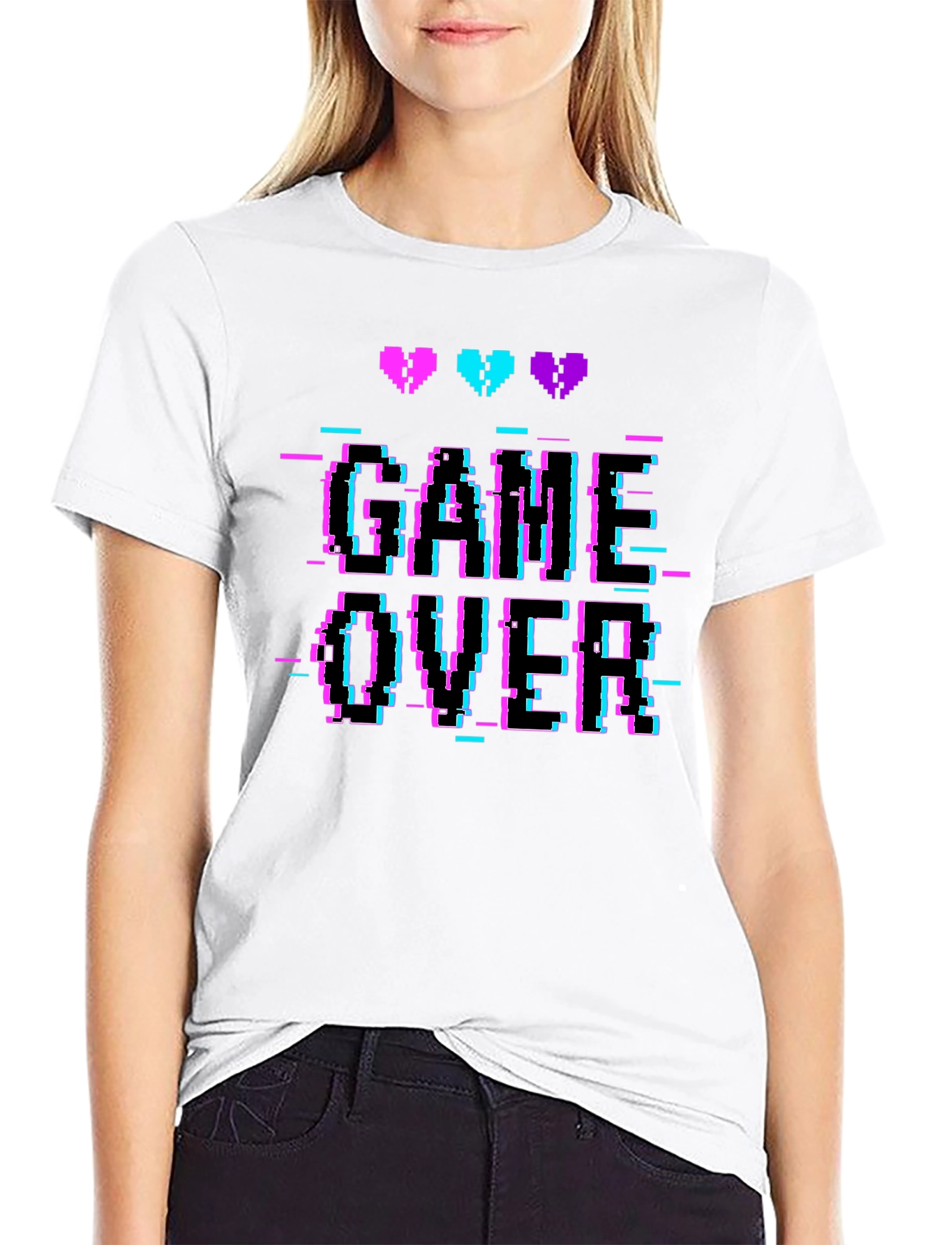 Game Over Pixel Art T-Shirt