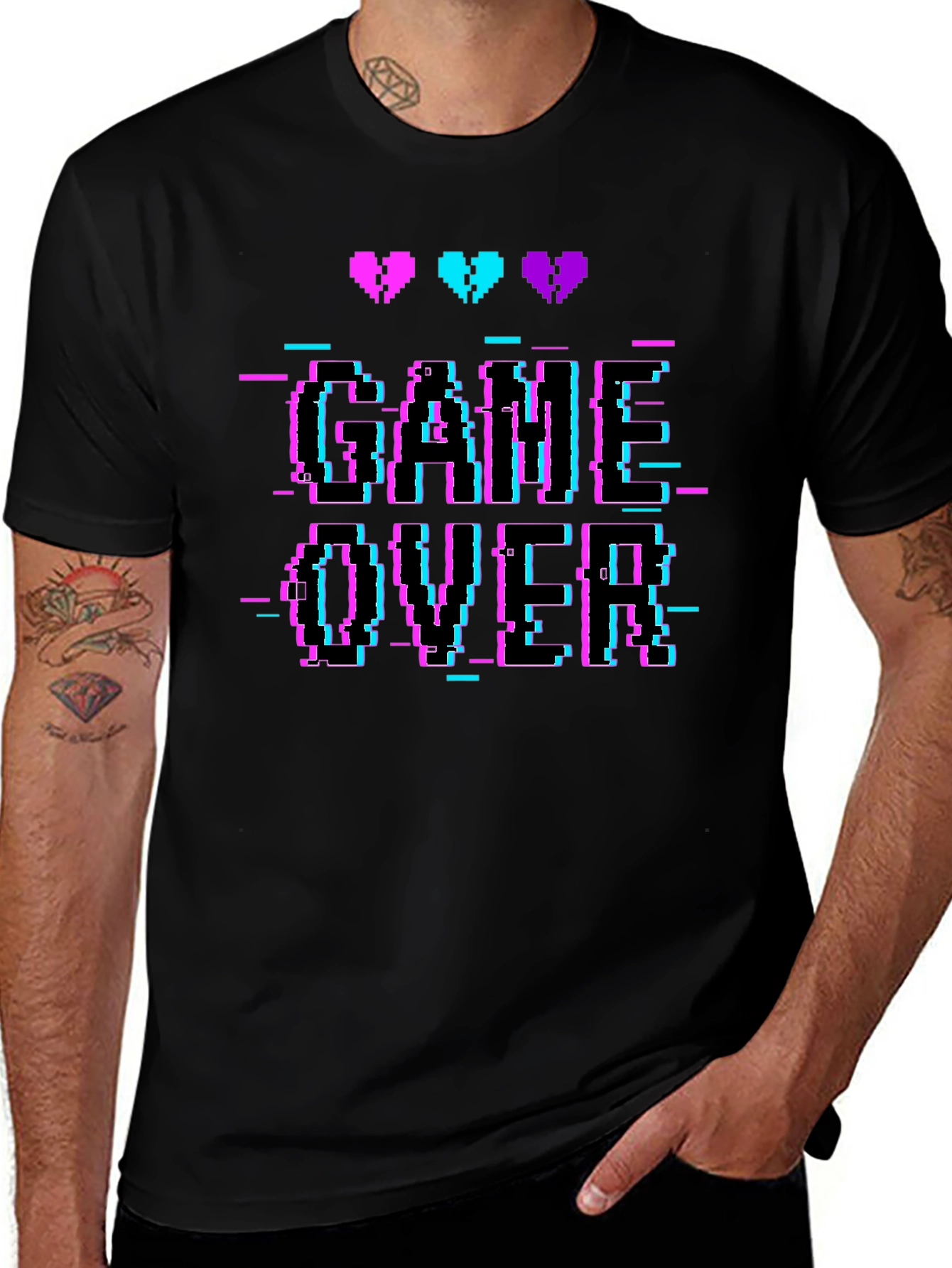 Game Over Pixel Art T-Shirt