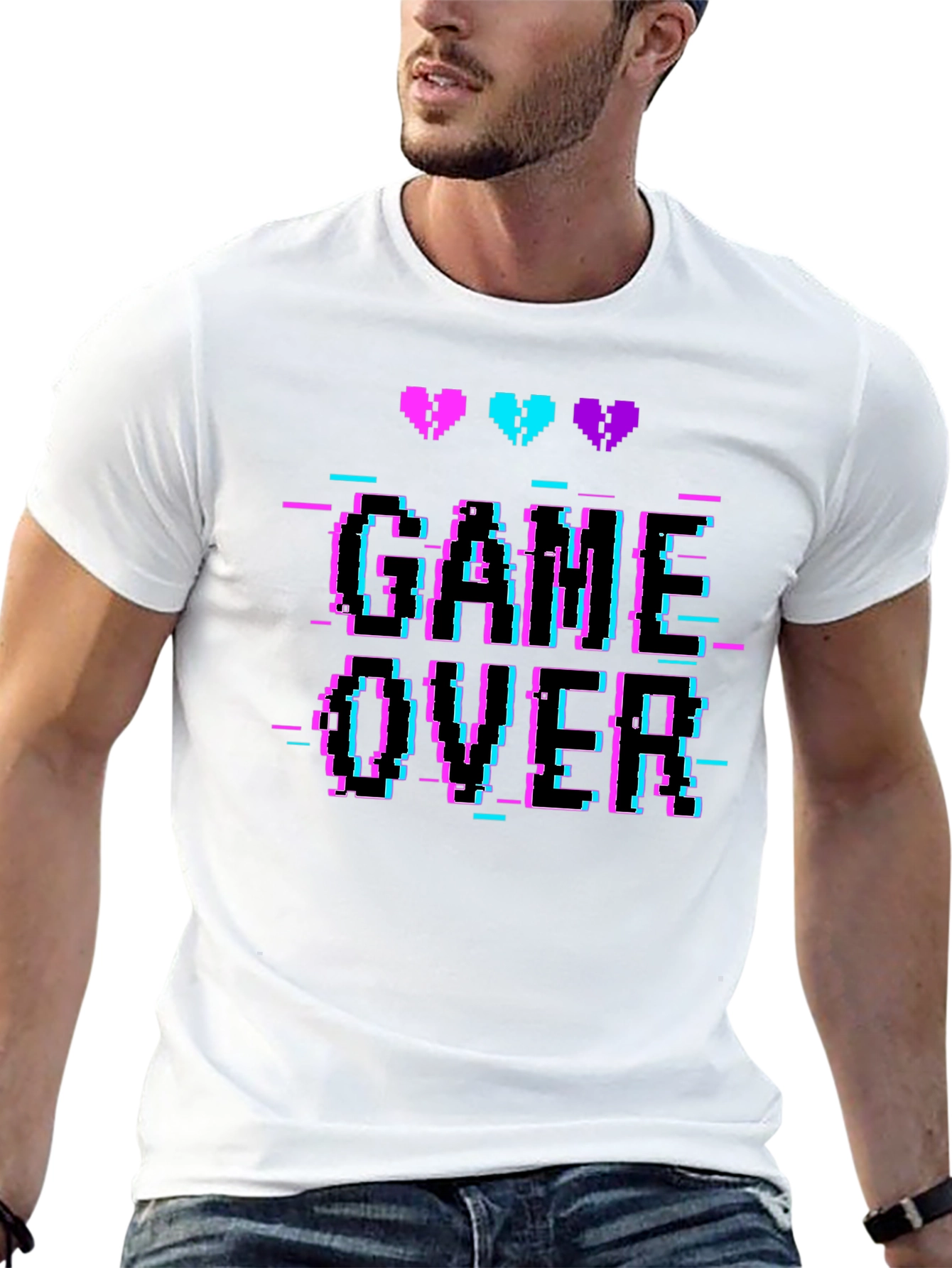 Game Over Pixel Art T-Shirt