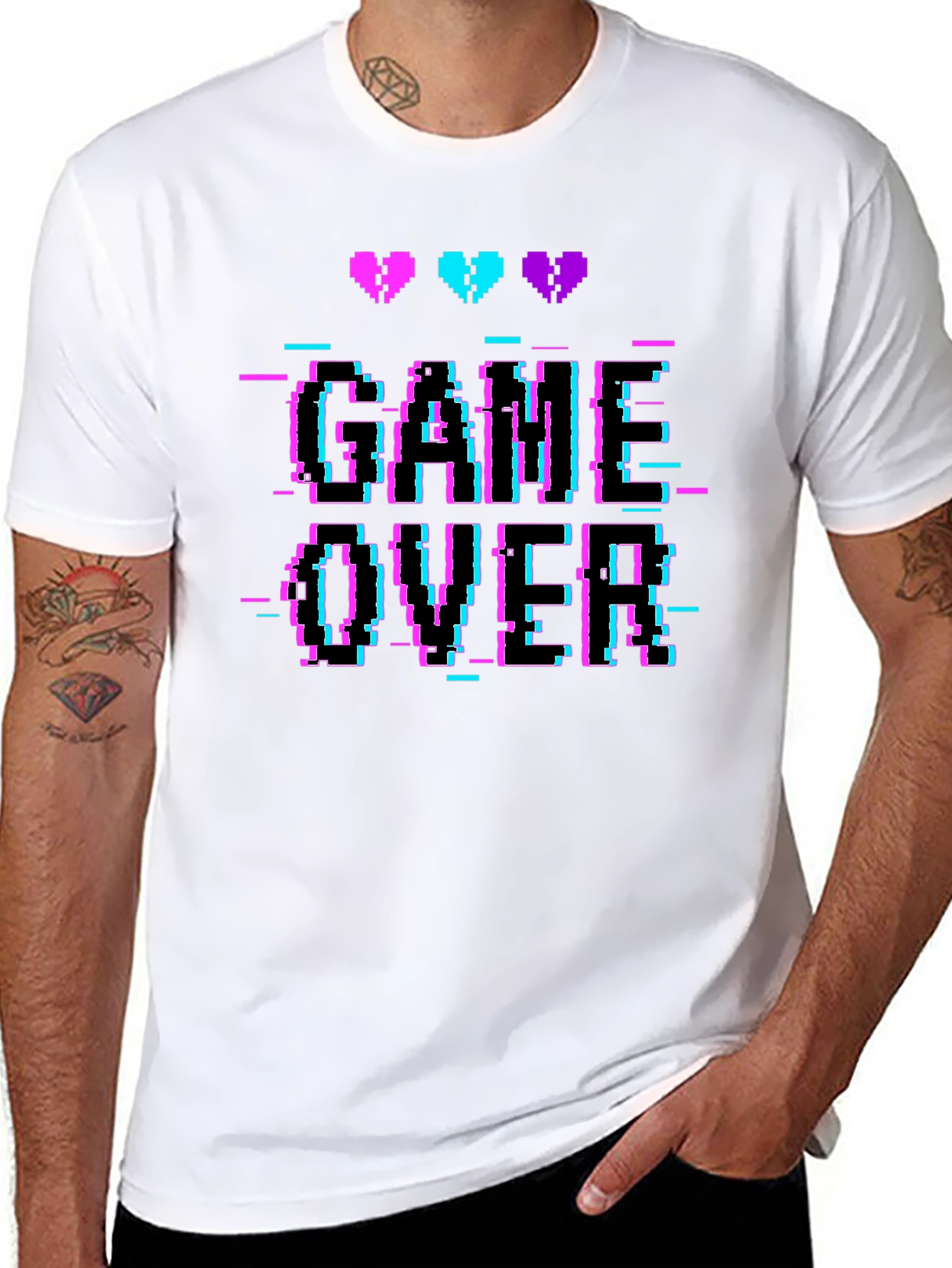 Game Over Pixel Art T-Shirt