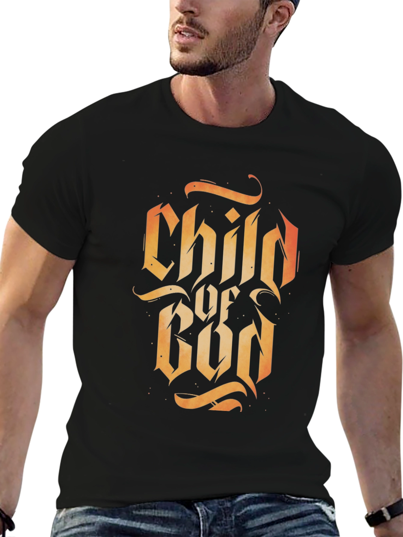 Child of God Graphic Black Tee