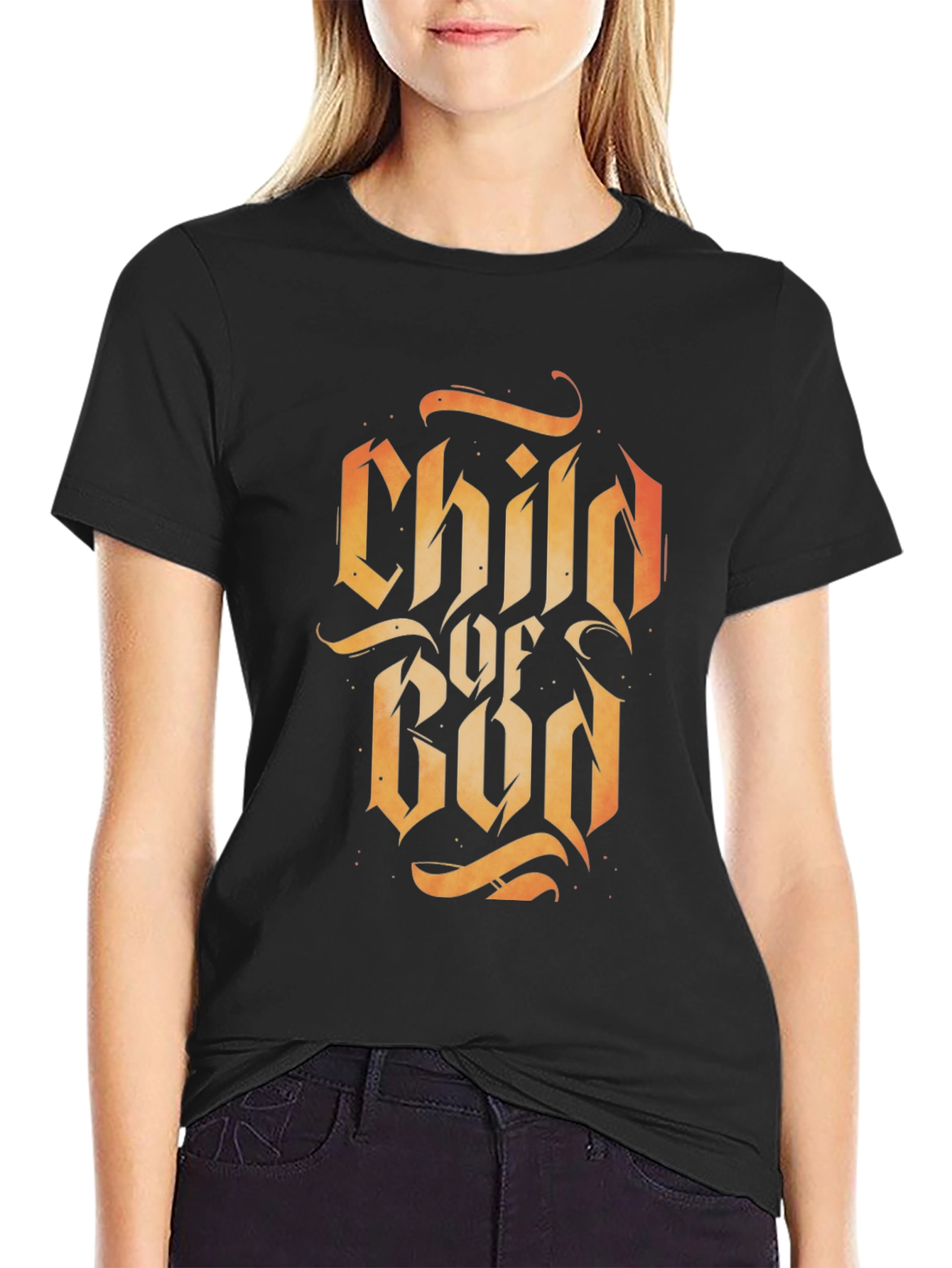 Child of God Graphic Black Tee