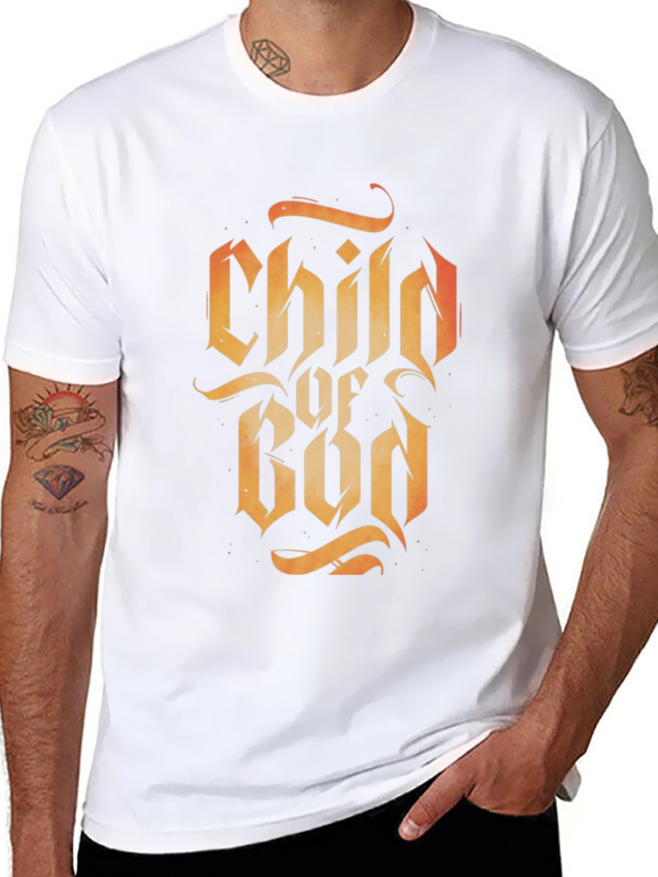 Child of God Graphic Black Tee
