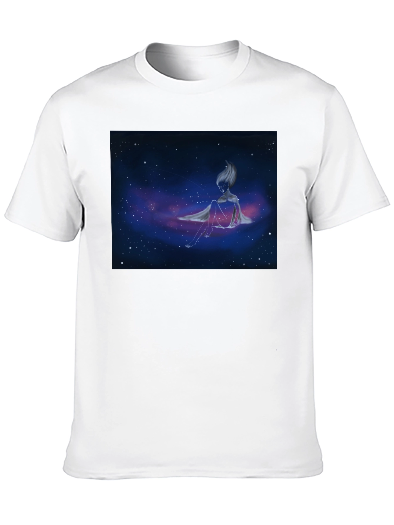 Celestial Dreamer Tee - Galaxy Graphic Print