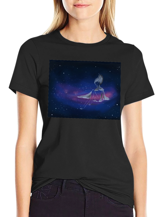 Celestial Dreamer Tee - Galaxy Graphic Print