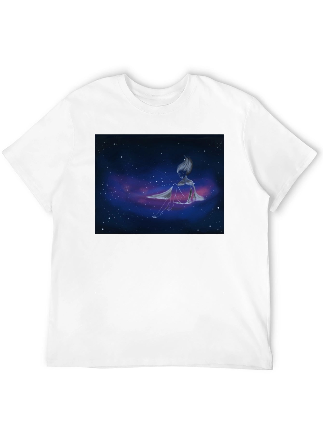Celestial Dreamer Tee - Galaxy Graphic Print