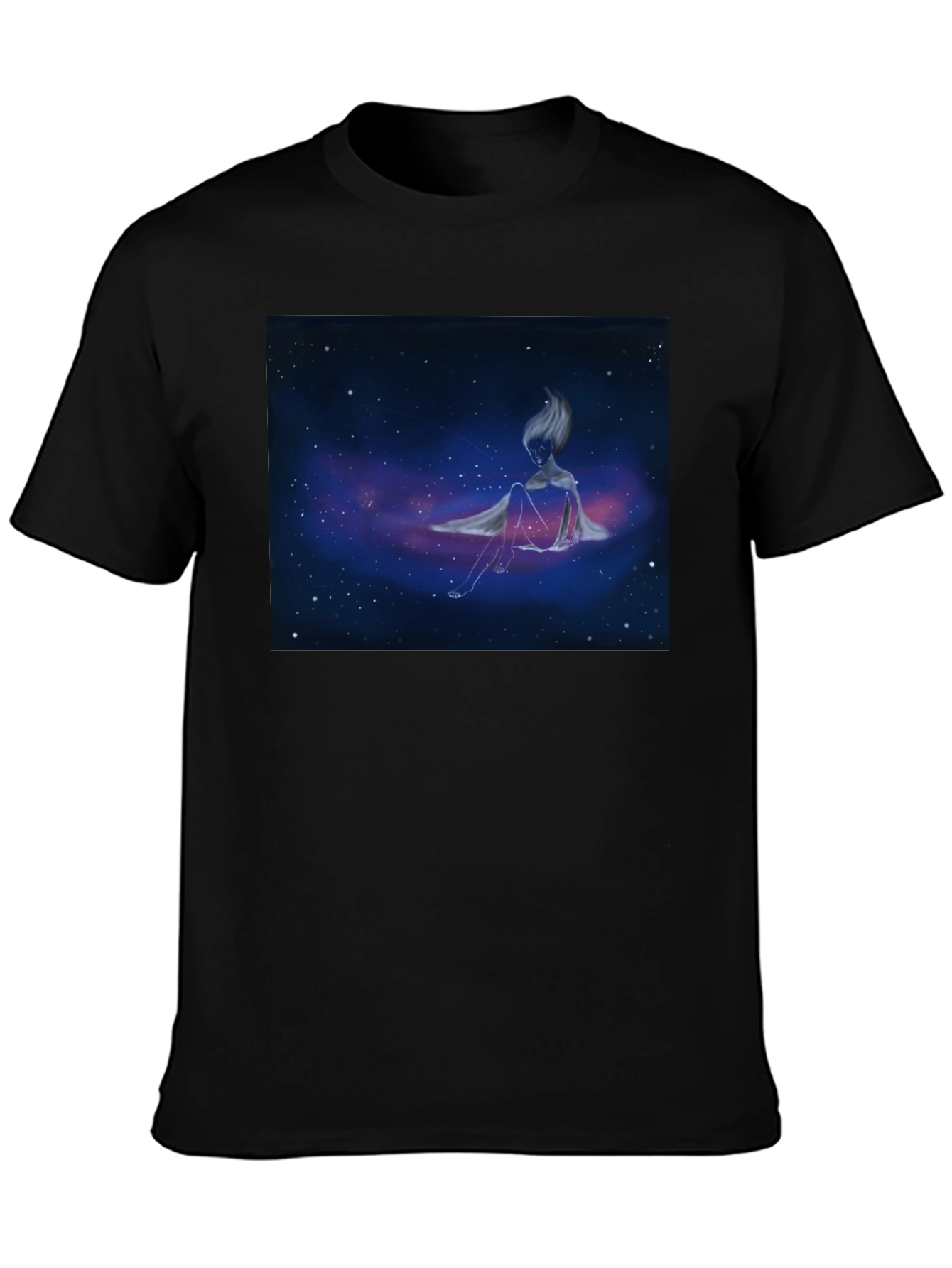 Celestial Dreamer Tee - Galaxy Graphic Print