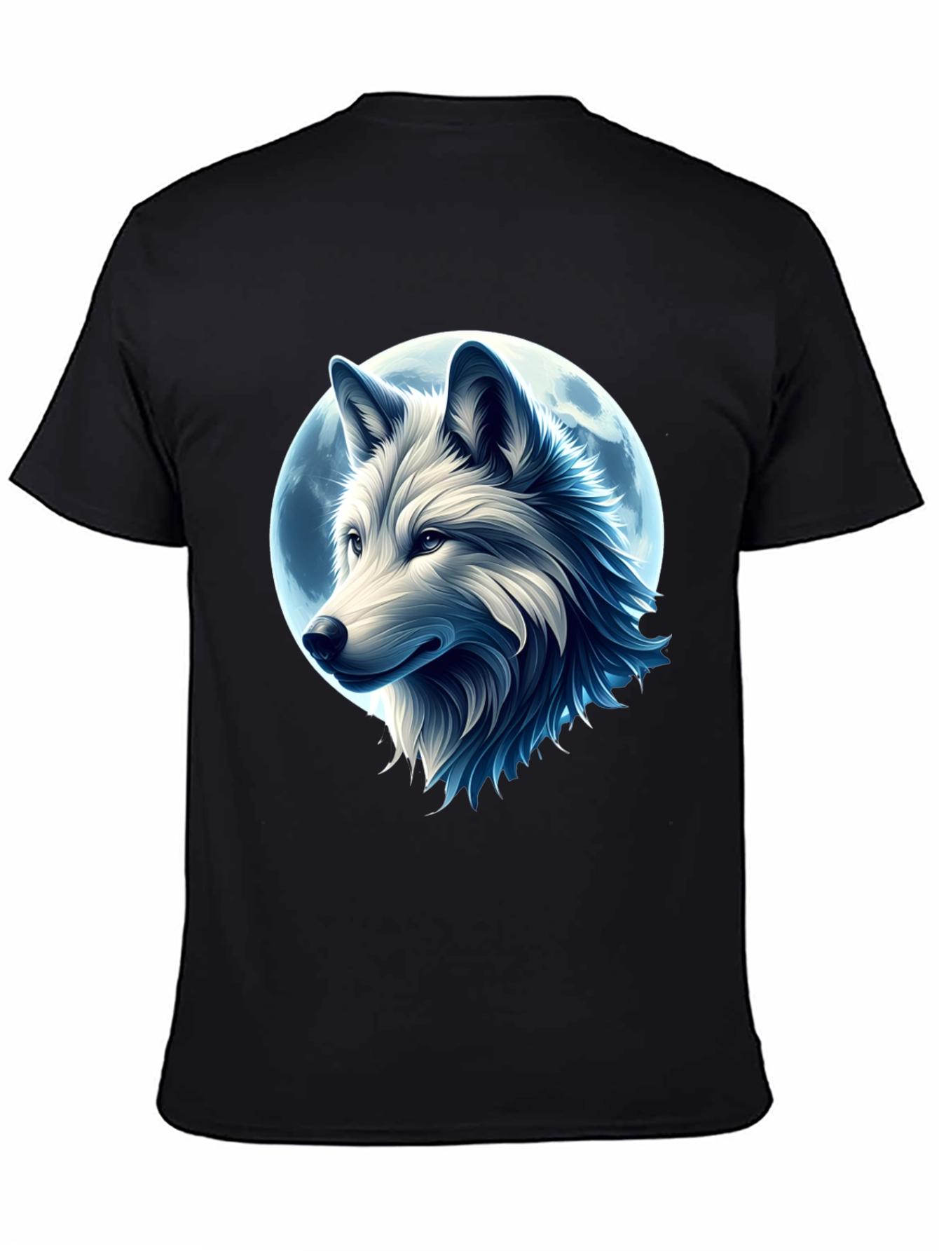 Wolf Moon Graphic Tee - Premium Cotton Comfort