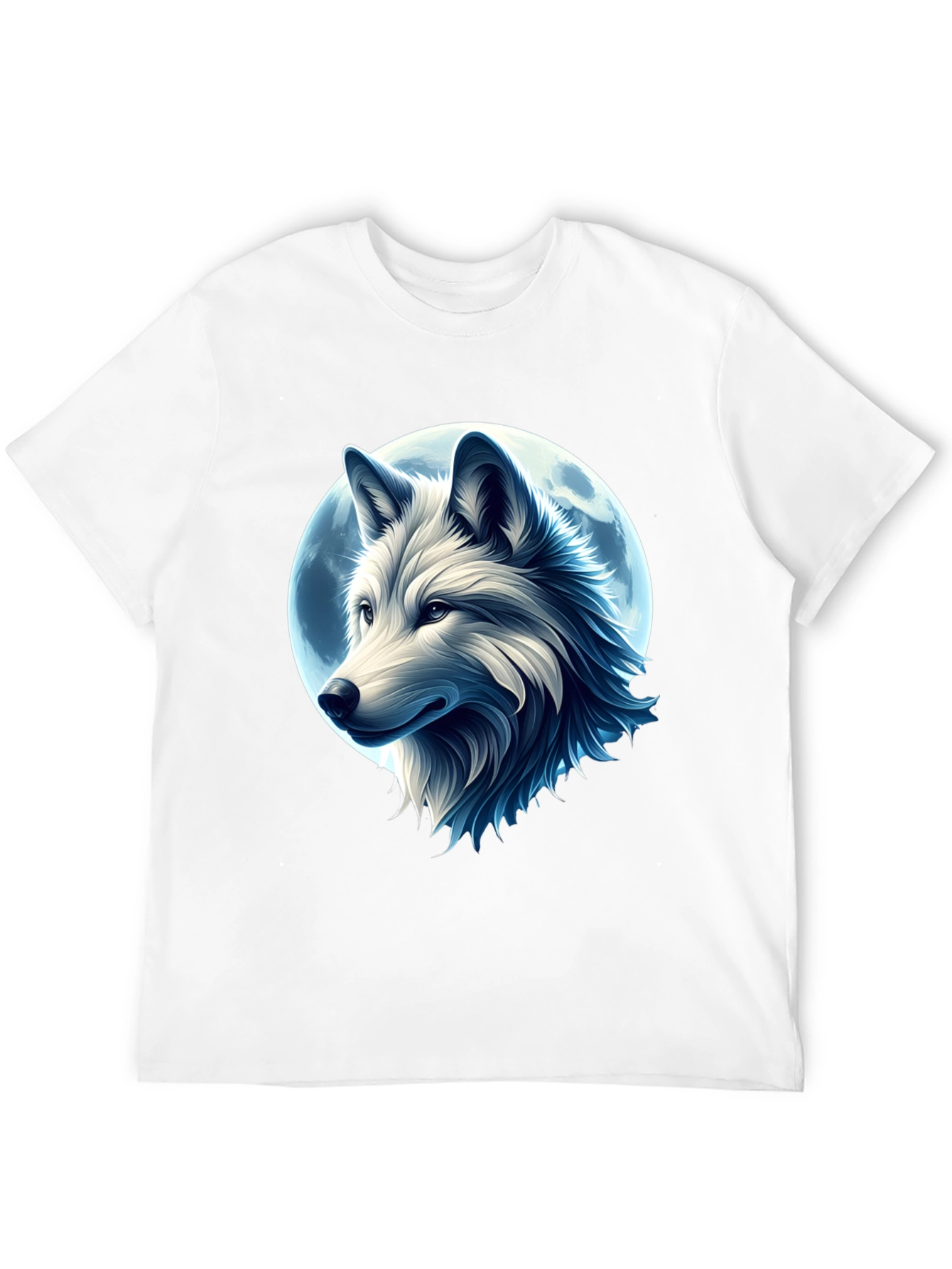 Wolf Moon Graphic Tee - Premium Cotton Comfort