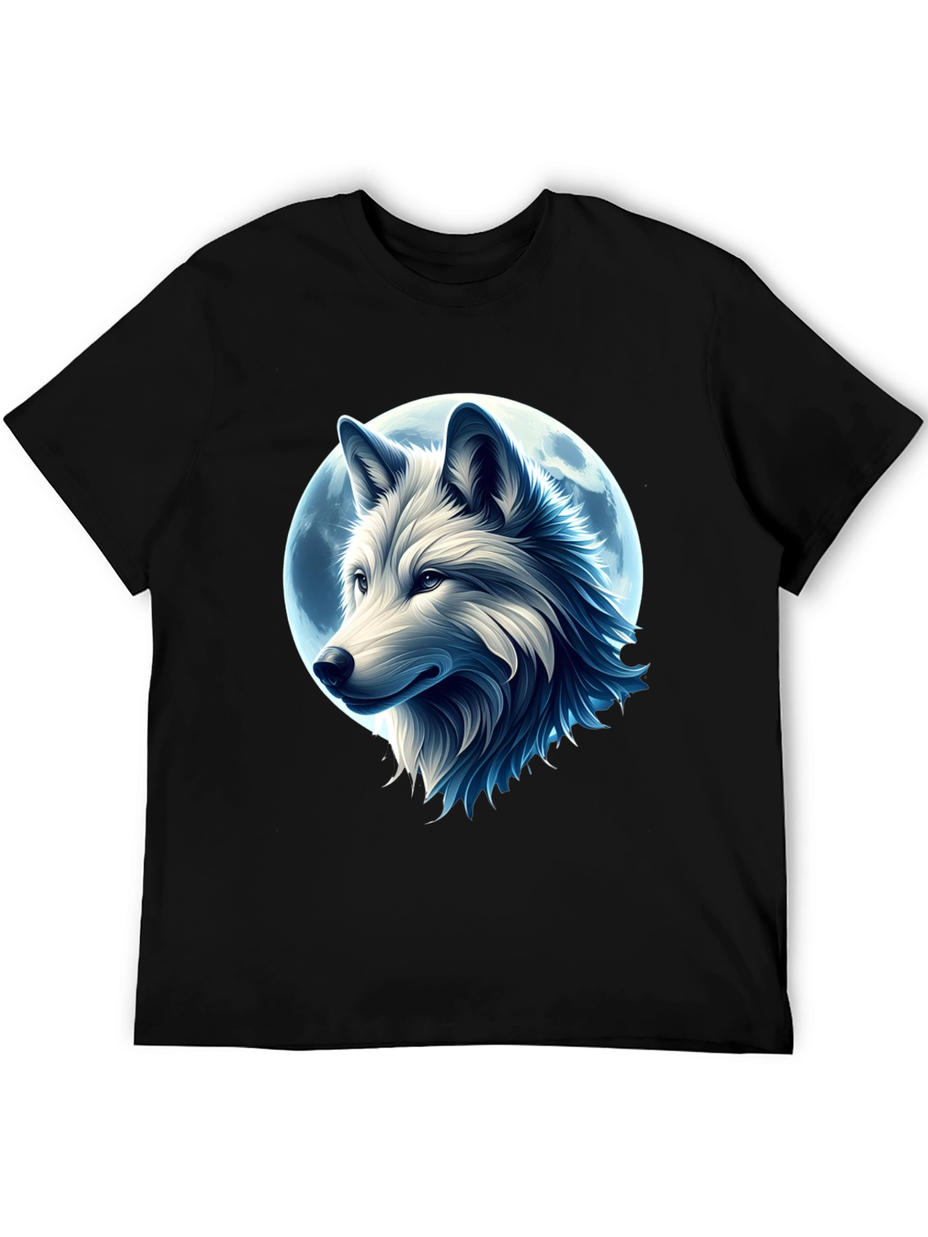 Wolf Moon Graphic Tee - Premium Cotton Comfort
