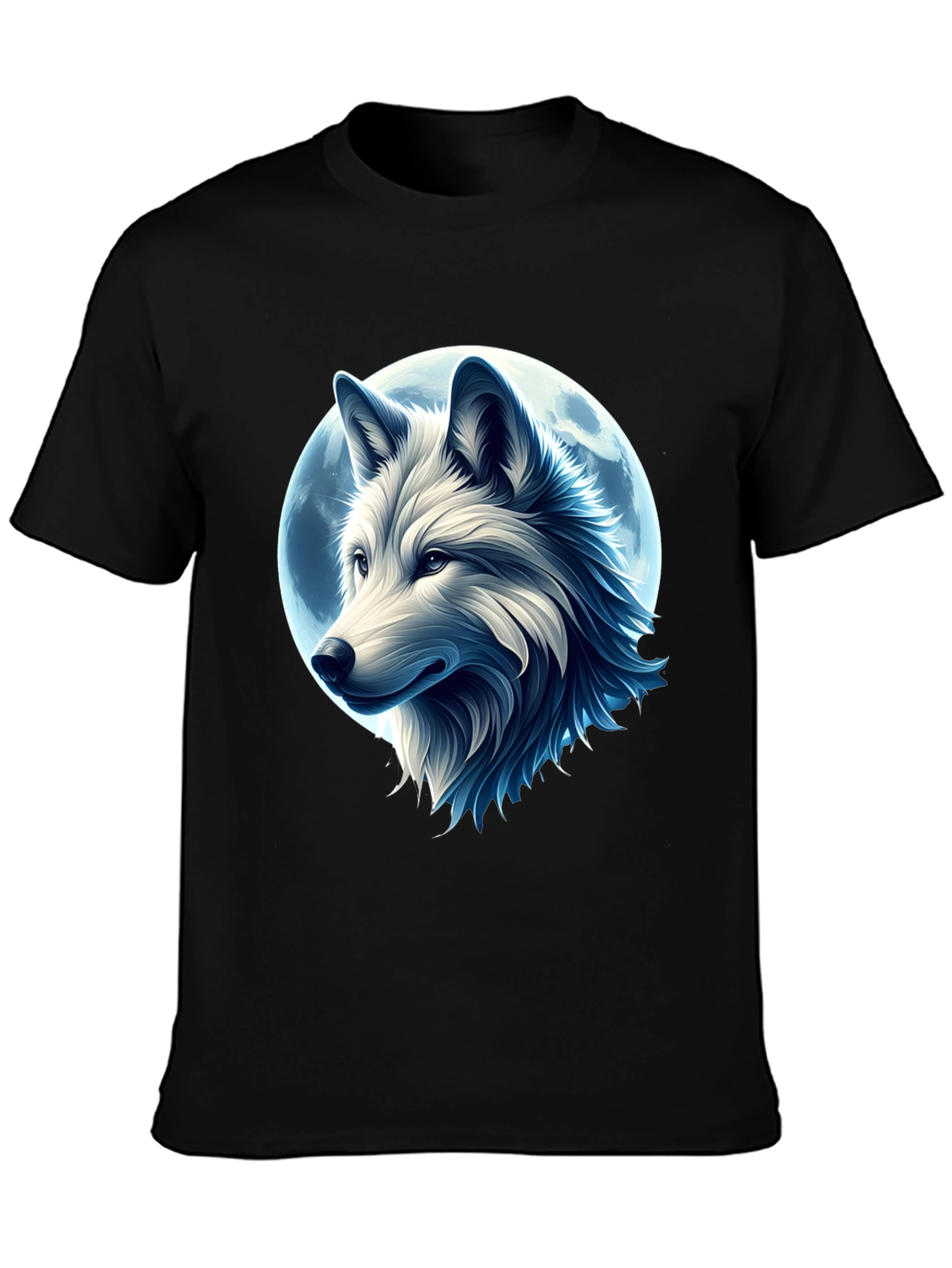Wolf Moon Graphic Tee - Premium Cotton Comfort
