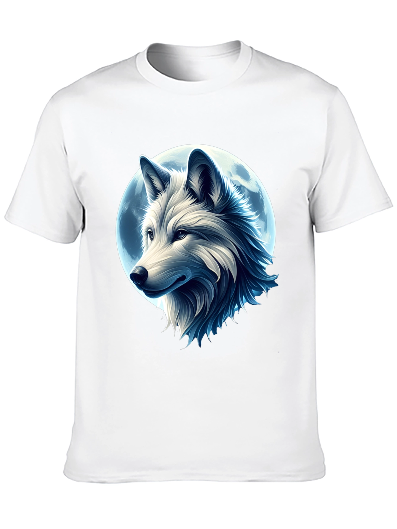 Wolf Moon Graphic Tee - Premium Cotton Comfort