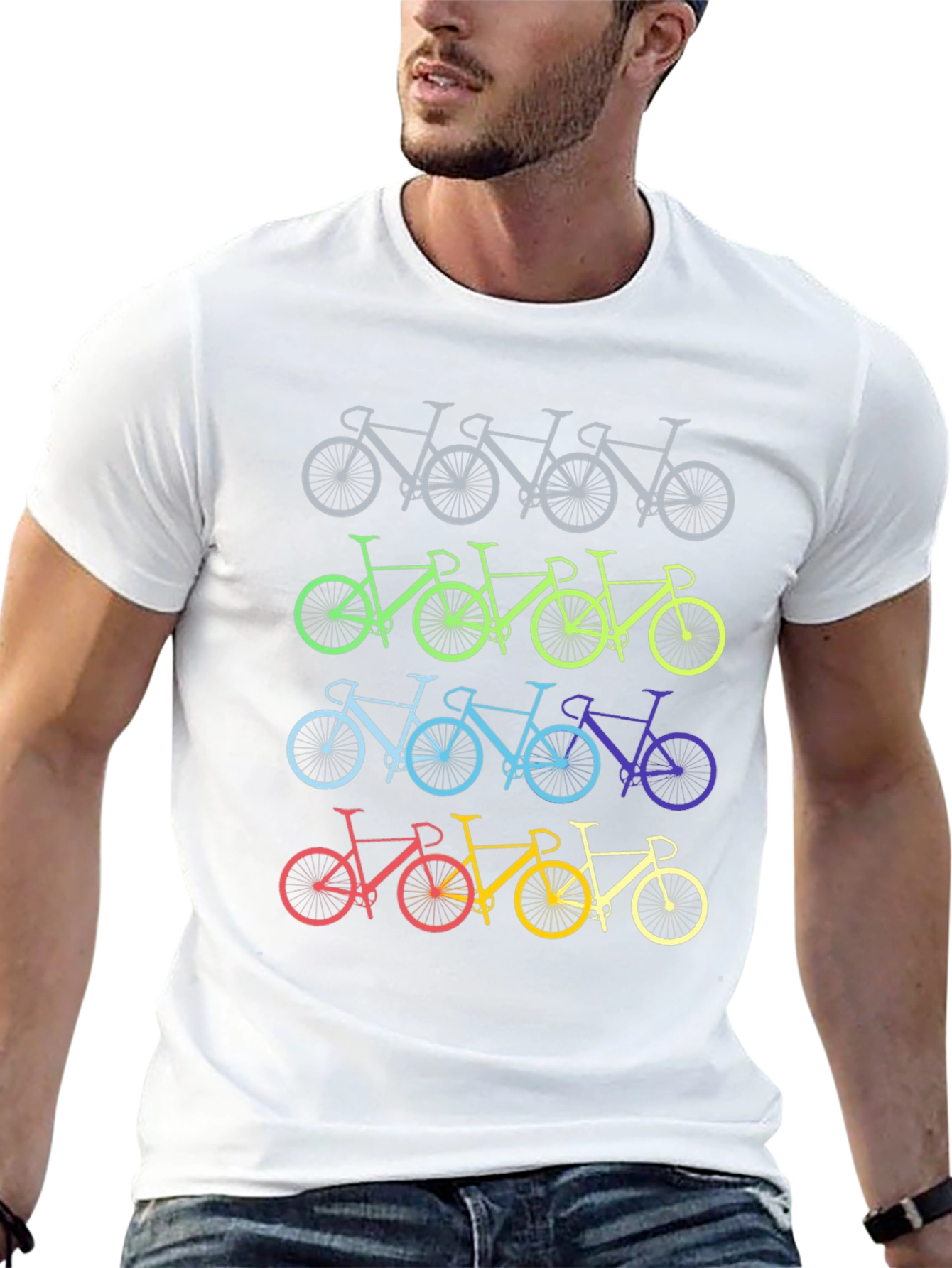 Rainbow Bicycle T-Shirt