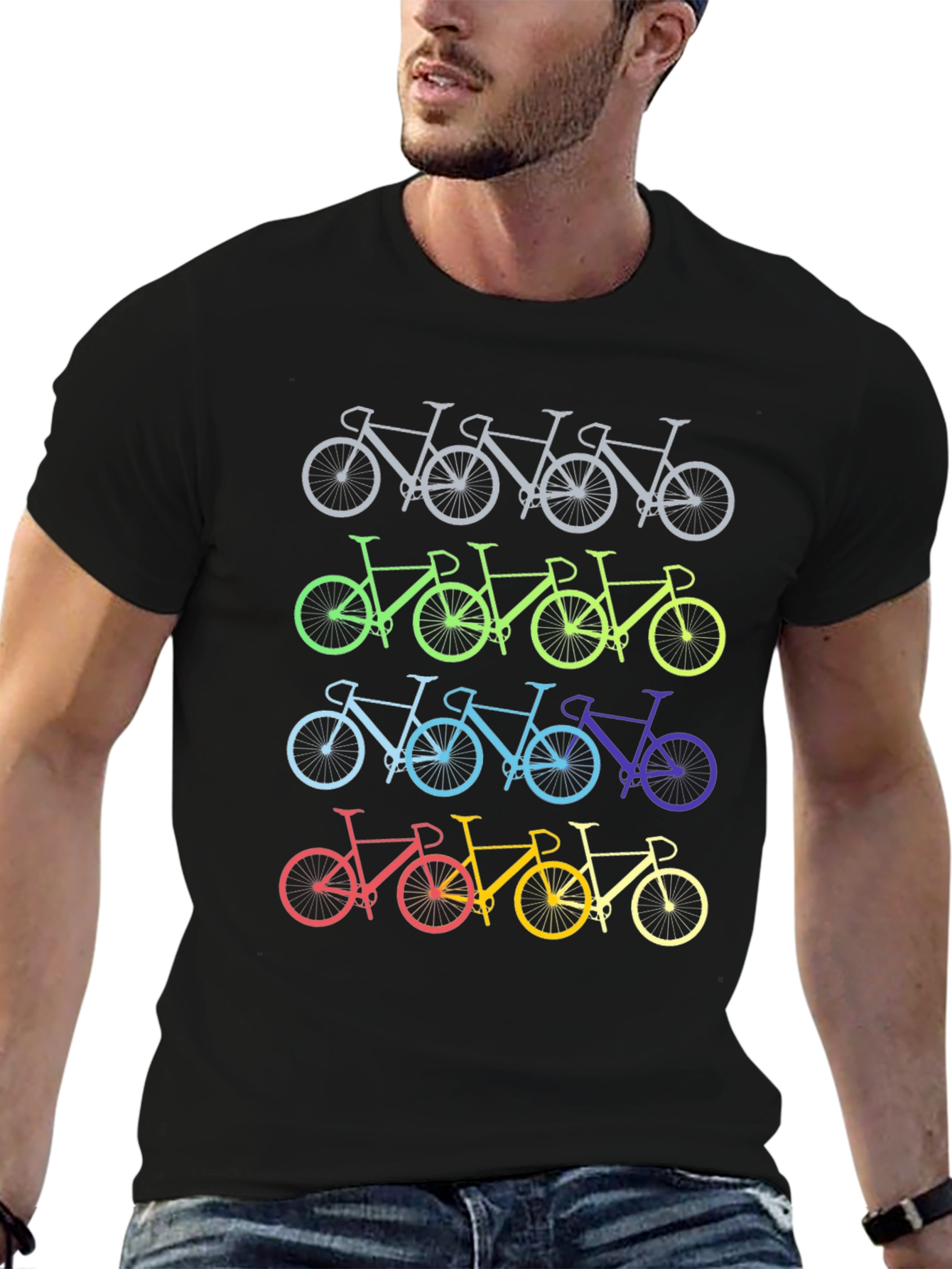 Rainbow Bicycle T-Shirt