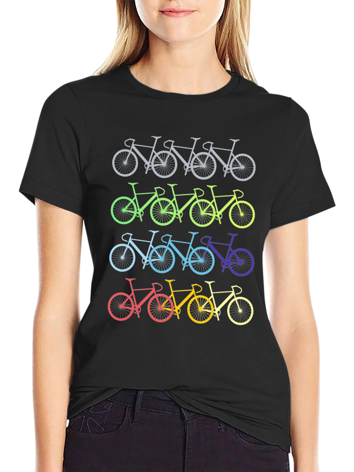 Rainbow Bicycle T-Shirt
