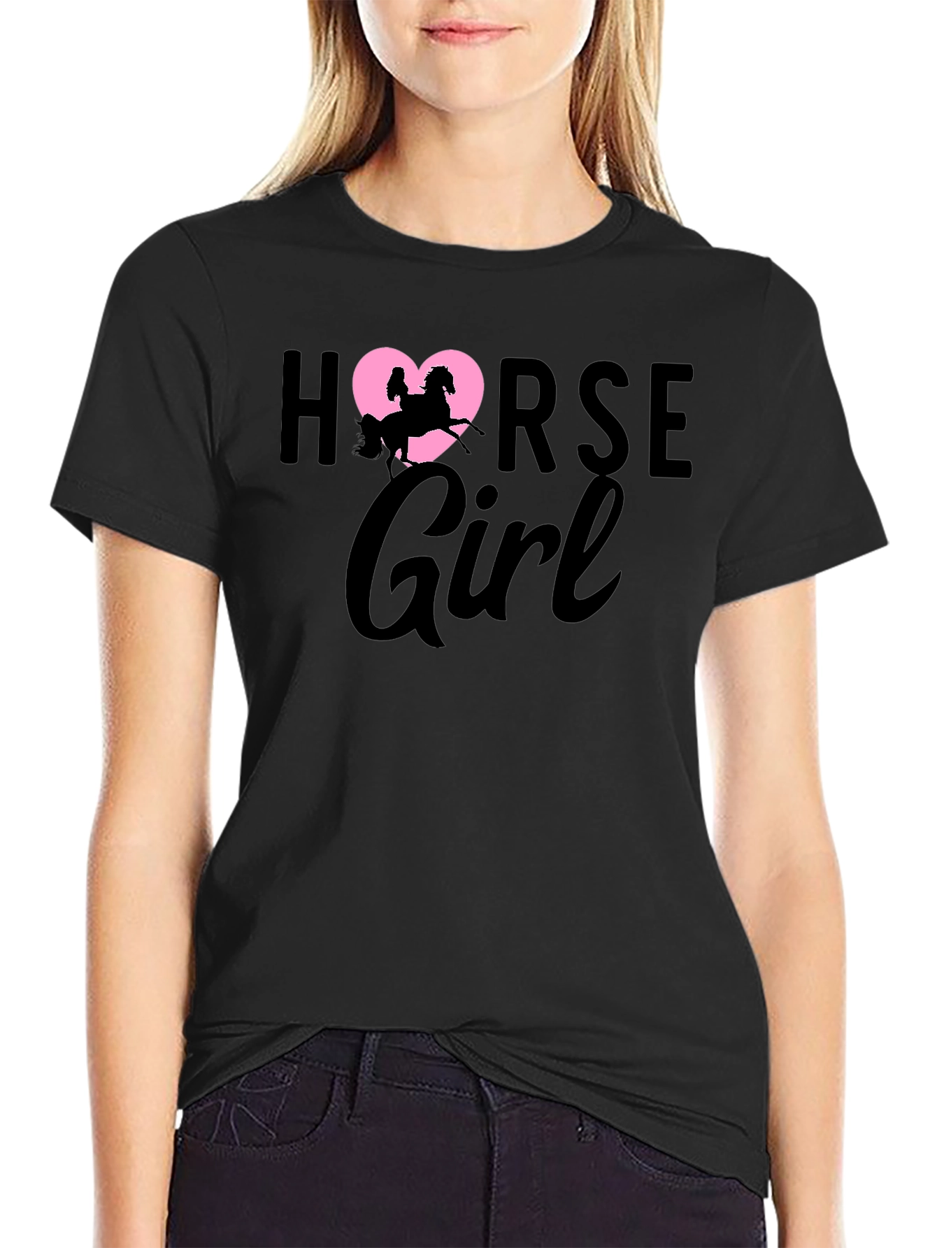 Horse Girl T-Shirt - Equestrian Rider Tee
