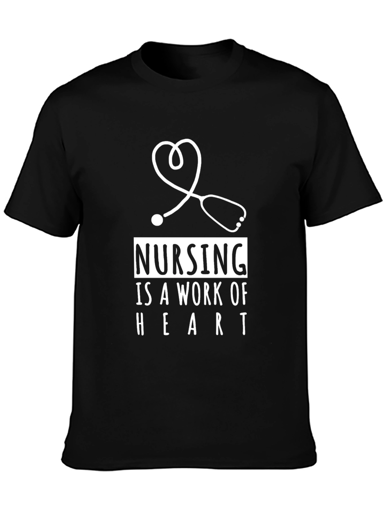 Nursing is a Work of Heart Tee
