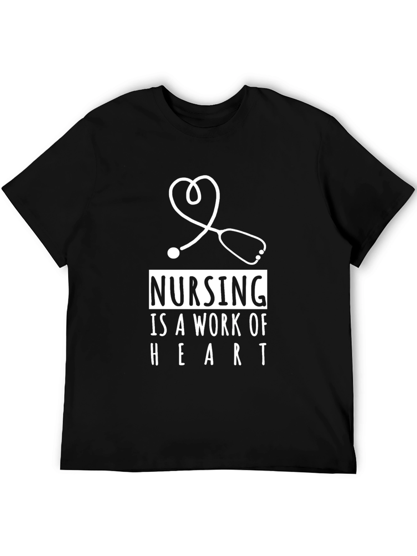 Nursing is a Work of Heart Tee