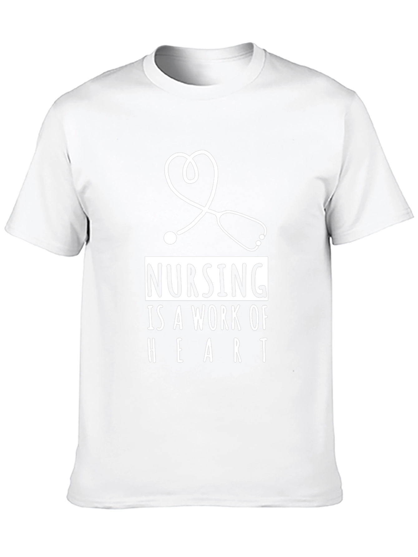 Nursing is a Work of Heart Tee