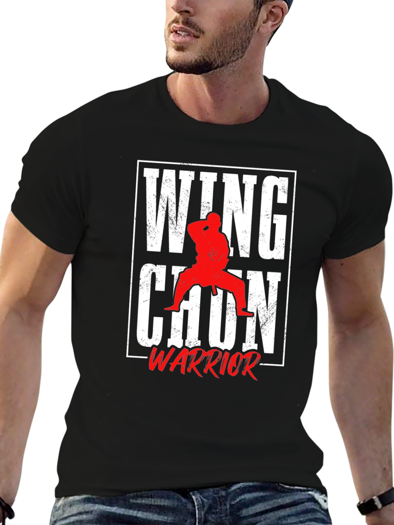 Wing Chun Warrior Black T-Shirt