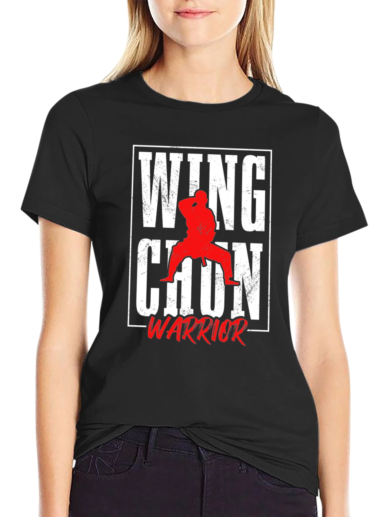 Wing Chun Warrior Black T-Shirt