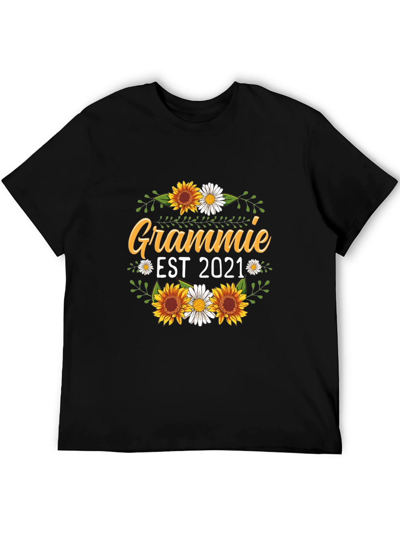 Grammie Est 2021 Sunflower T-Shirt