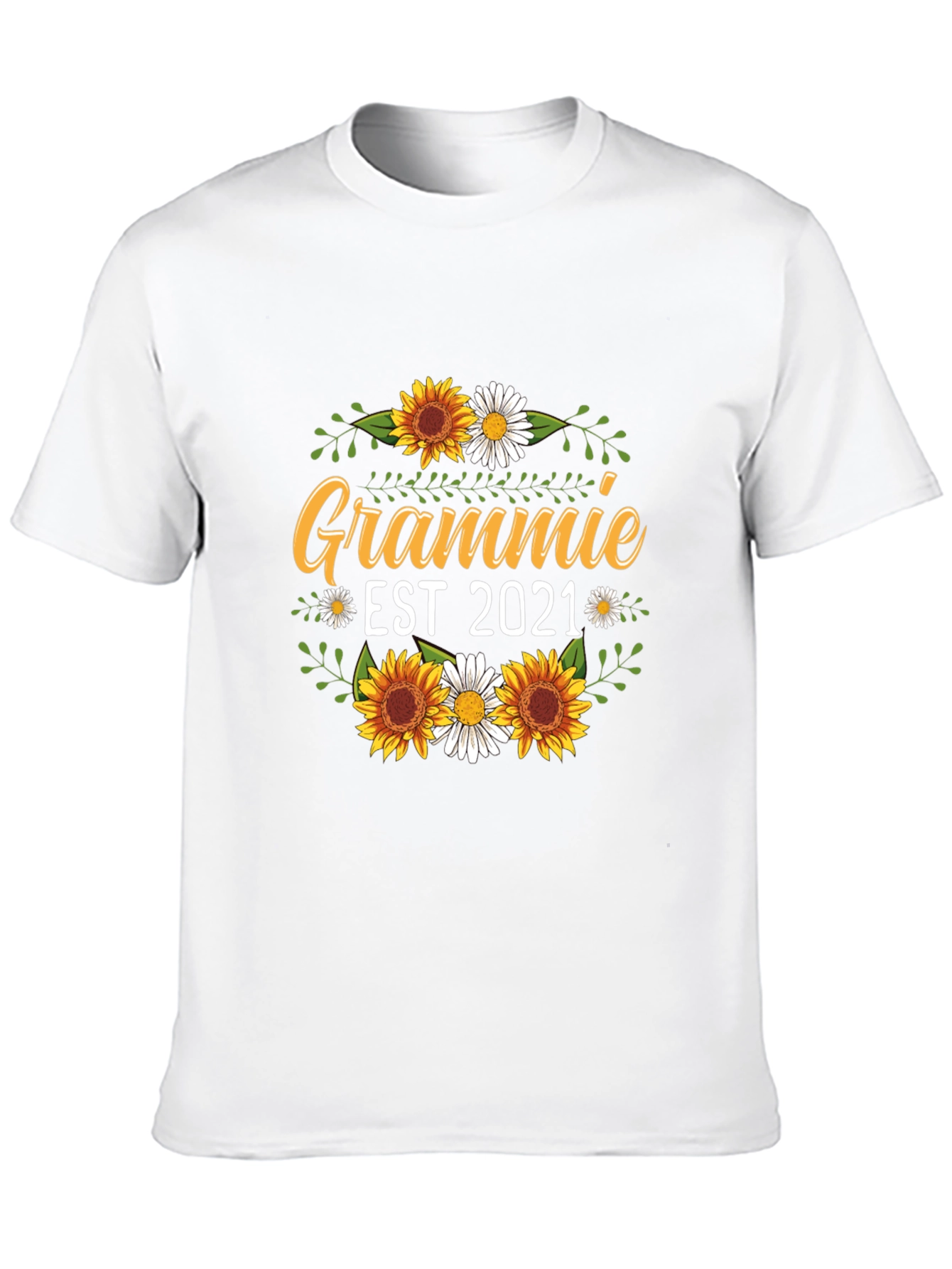 Grammie Est 2021 Sunflower T-Shirt