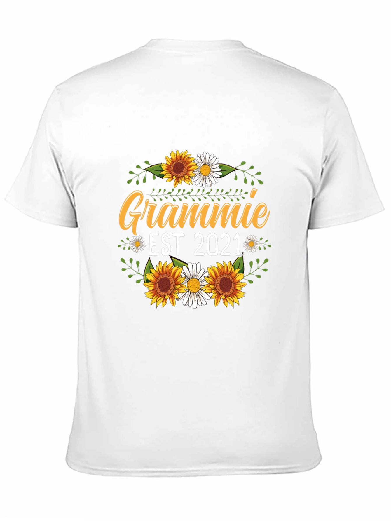 Grammie Est 2021 Sunflower T-Shirt