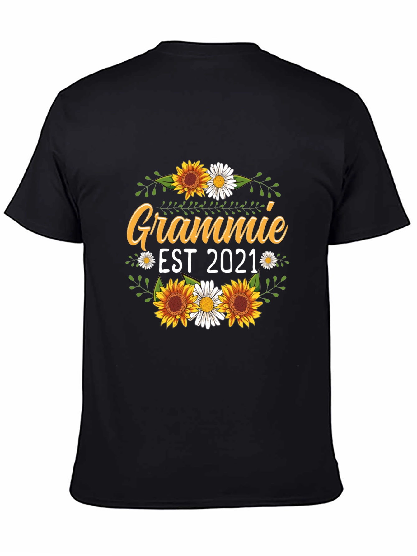 Grammie Est 2021 Sunflower T-Shirt