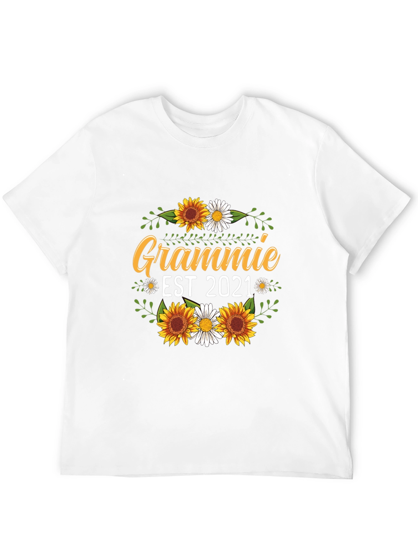Grammie Est 2021 Sunflower T-Shirt