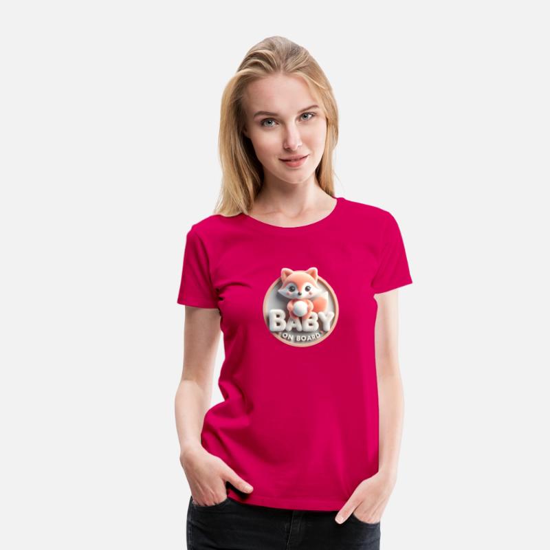 Baby on Board Announcement - Fox-Themed Design