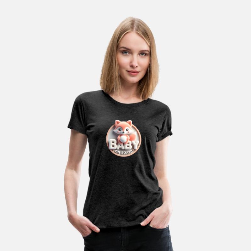 Baby on Board Announcement - Fox-Themed Design
