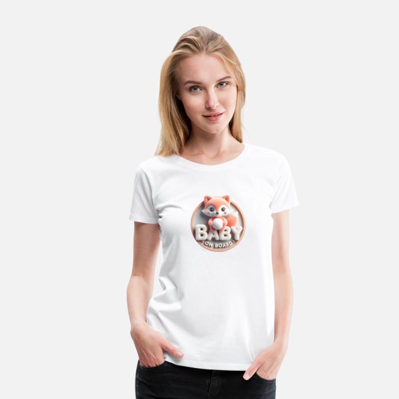 Baby on Board Announcement - Fox-Themed Design