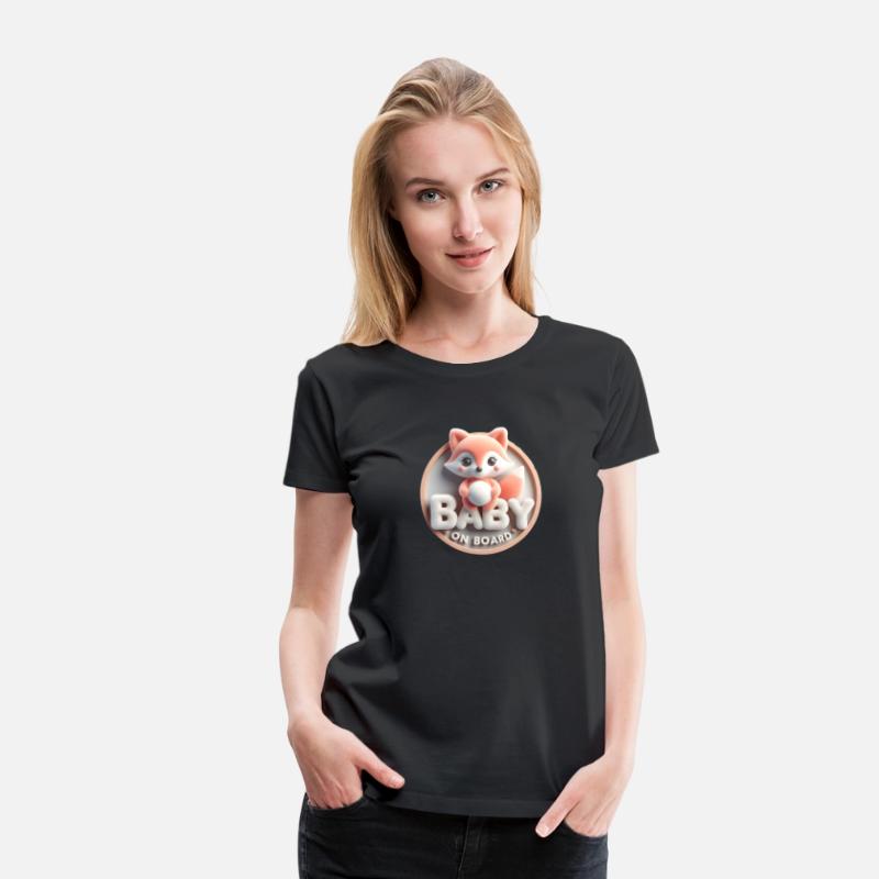 Baby on Board Announcement - Fox-Themed Design