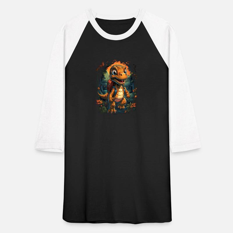 Back to School Funny Dinosaur T-Rex With School