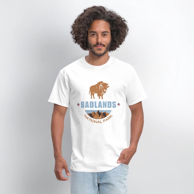 Badlands national park s.dakota bison for campers