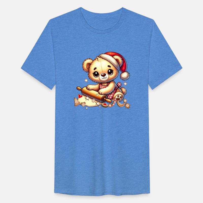 Baking Christmas teddy - sweet holiday joy