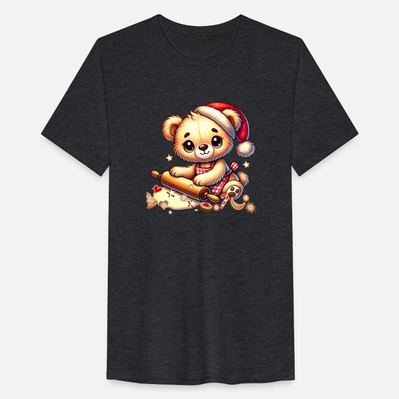 Baking Christmas teddy - sweet holiday joy