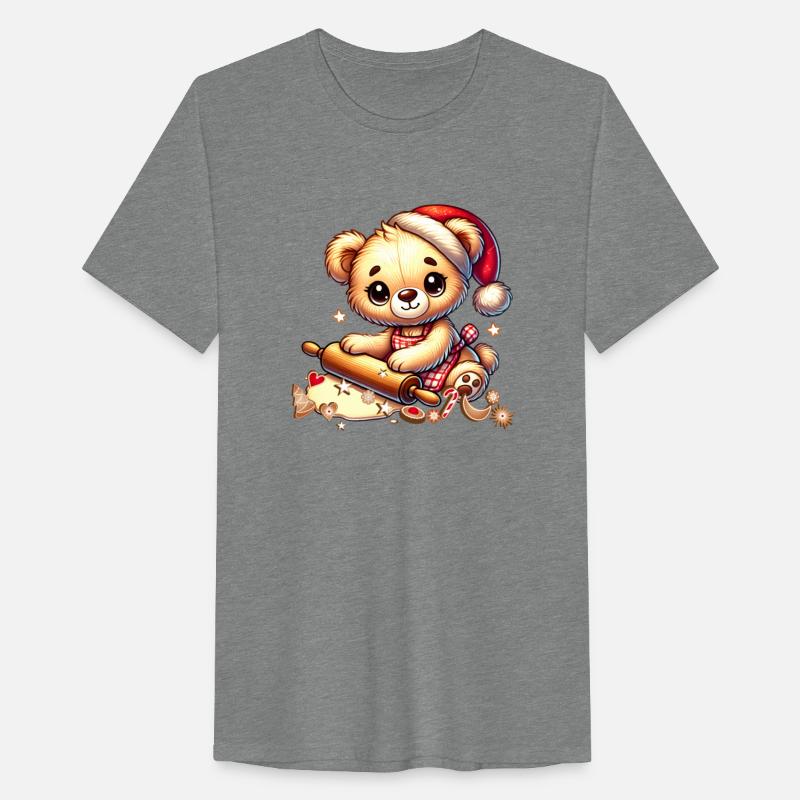 Baking Christmas teddy - sweet holiday joy