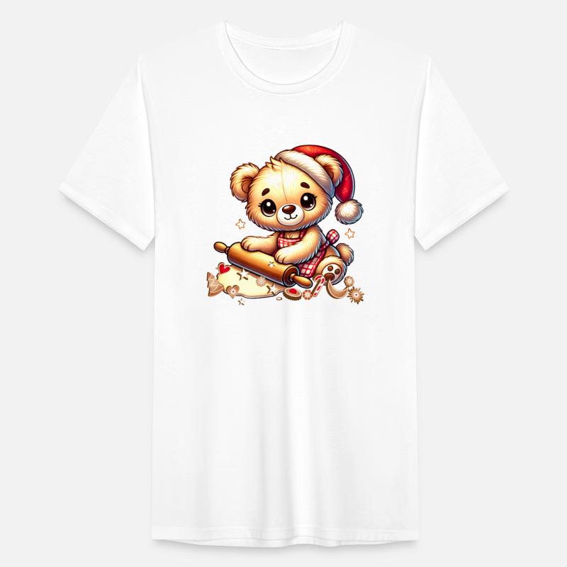 Baking Christmas teddy - sweet holiday joy