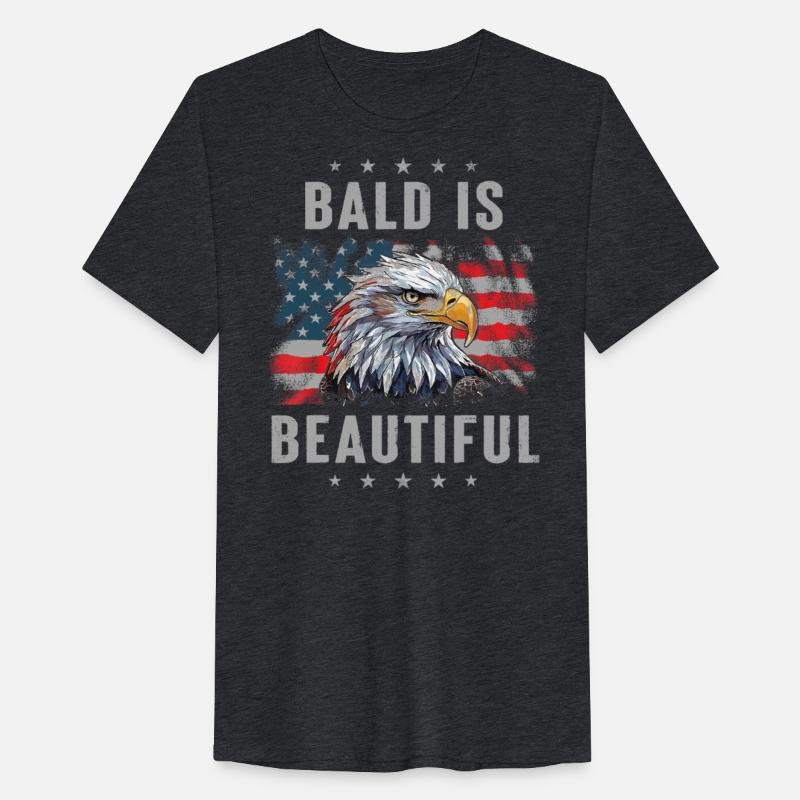 Bald Is Beautiful Eagle Funny Independence Day