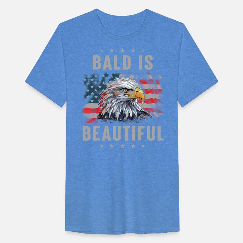 Bald Is Beautiful Eagle Funny Independence Day