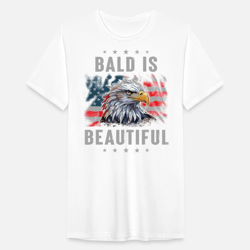 Bald Is Beautiful Eagle Funny Independence Day