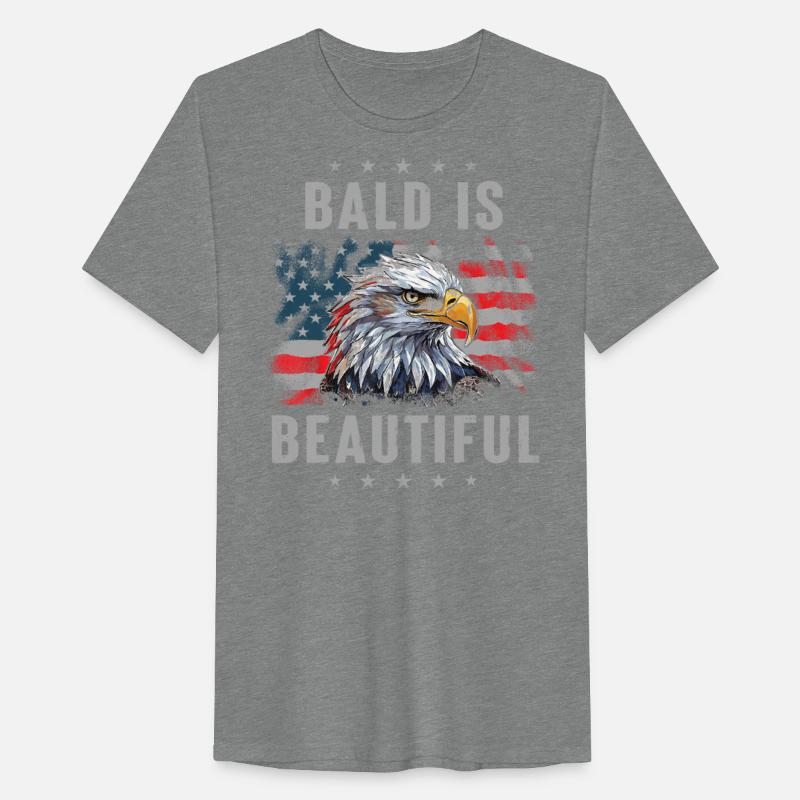 Bald Is Beautiful Eagle Funny Independence Day