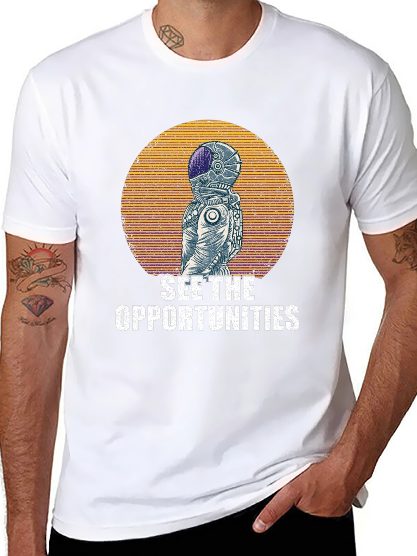 See The Opportunities Astronaut Graphic T-Shirt