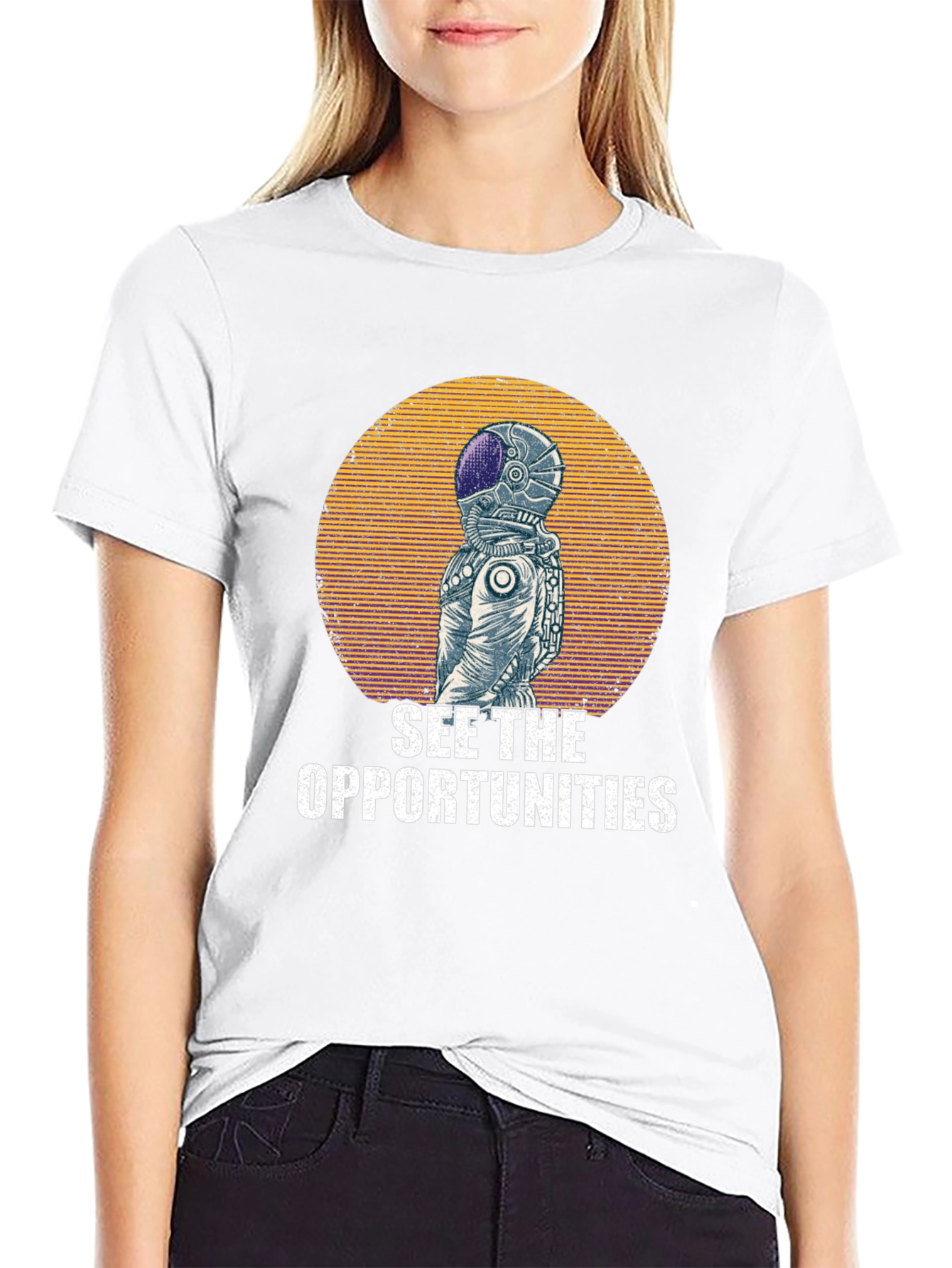 See The Opportunities Astronaut Graphic T-Shirt
