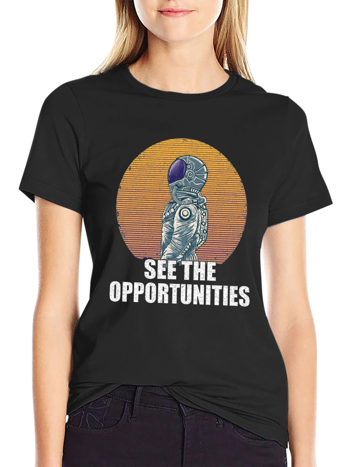 See The Opportunities Astronaut Graphic T-Shirt