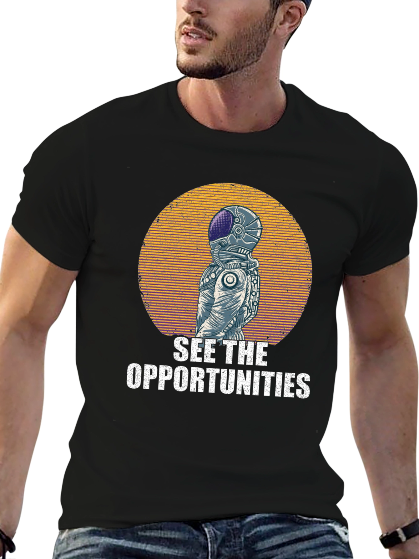 See The Opportunities Astronaut Graphic T-Shirt